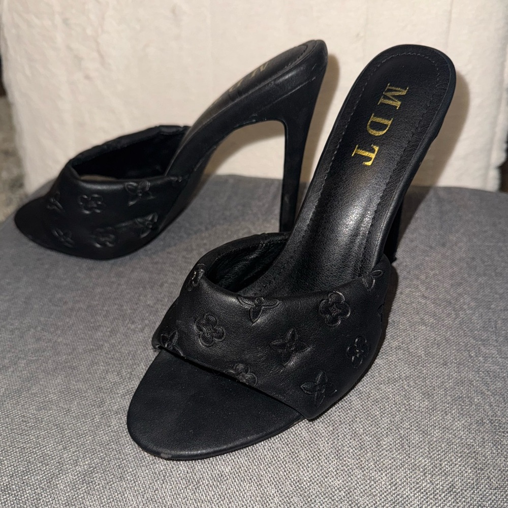 Black Women's Heels 4 inch